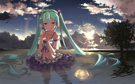 Hatsune Miku Anime Girl Wallpaper