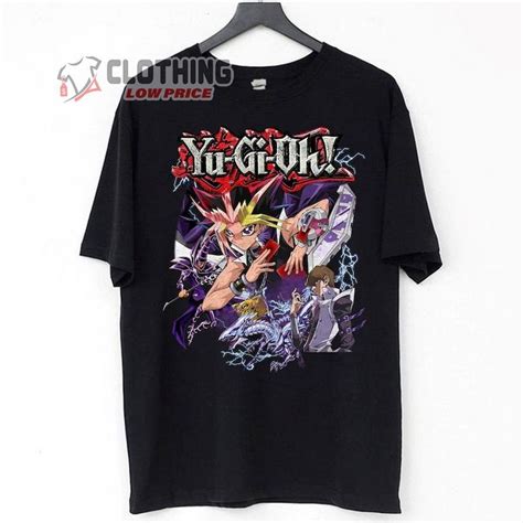 Anime Black Yu Gi Oh Unisex T Shirt Yu Gi Oh Anime Character Shirt