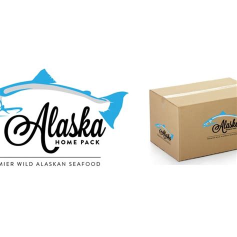 Create a premier wild Alaska seafood logo for a seafood subscription ...