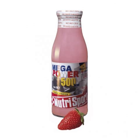 NutriSport Megapower Drink energy drink 500ml strawberry (12 units)