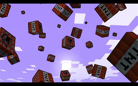 Minecraft Tnt Explosion Wallpaper