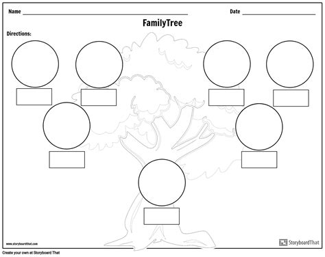 Árbol de Familia Storyboard por es-examples