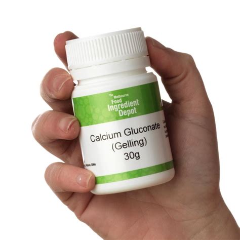 Calcium Gluconate Granules E578 The Melbourne Food Depot Melbourne