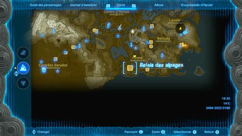 Zelda Totk Relais Des Alpages O Le Trouver Dans Tears Of The Kingdom