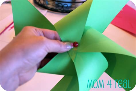 Diy Paper Pinwheels Tutorial Mom Real