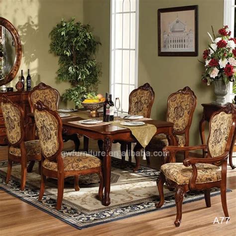 Classic Italian Dining Room Sets With Leather Dining Chair A79 - Buy ...