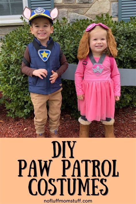 DIY Paw Patrol Costumes | Paw patrol halloween costume, Paw patrol ...