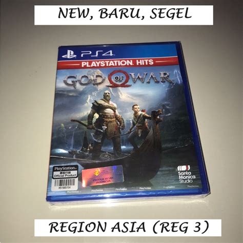 Jual Ps Baru Segel God Of War Reg All R English Gow Bd