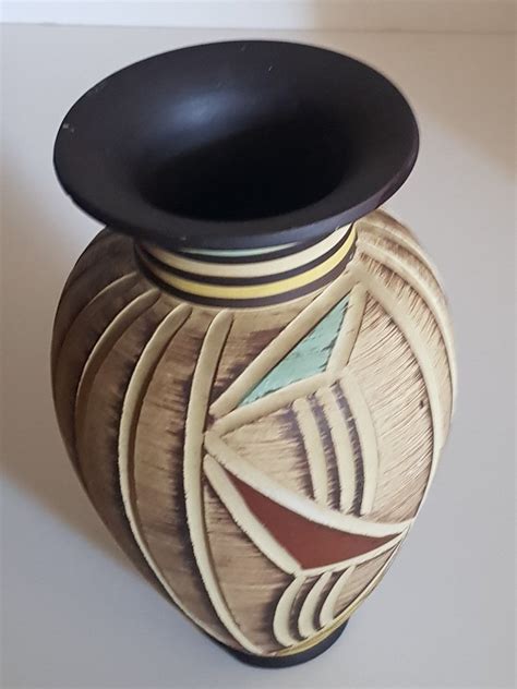 Sgraffito Sawa Vase From Ritz Keramik S For Sale At Pamono