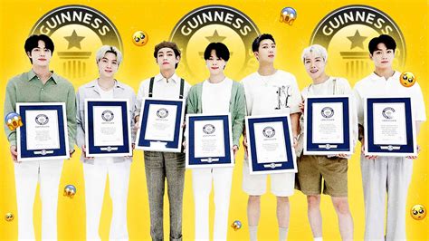 Here Are All 28 Official Guinness World Records Bts Has Broken