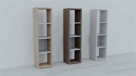 3D Model Shelving HALDAGER 4 Jysk VR AR Low Poly CGTrader