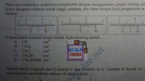 Jangka Sorong Dan Angka Penting Pembahasan Un Fisika Tahun 2018 Youtube