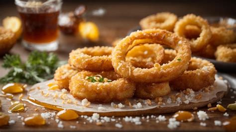 Premium Photo Frozen Onion Rings In Air Fryer