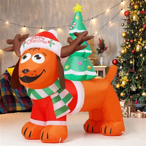 Amazon Vikasi Christmas Inflatables Outdoor Decorations Remote