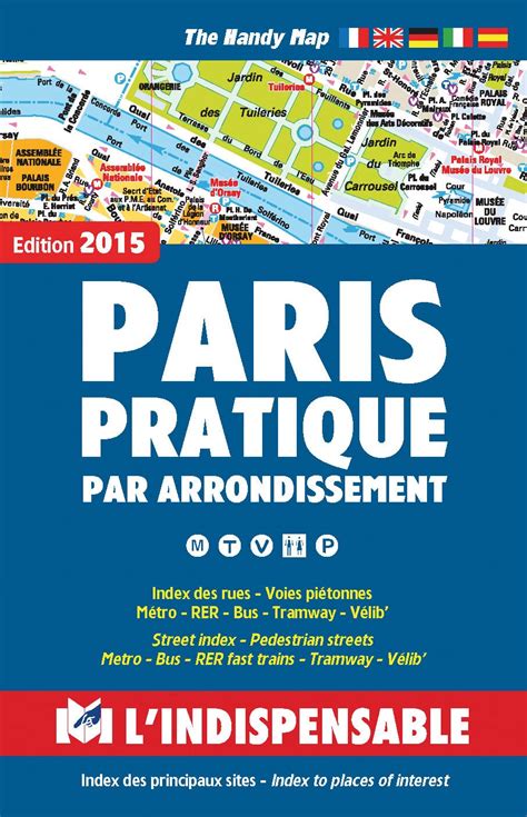 Amazon Fr Plan De Ville Paris Pratique Par Arrondissement Atlas