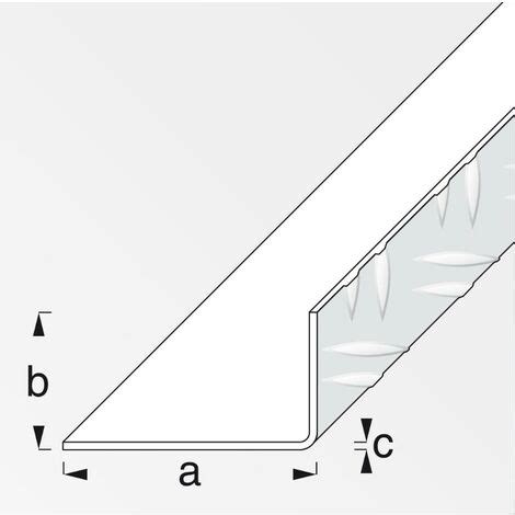 Canala Angolare Alfer Aluminium X X Mm Lunghezza M