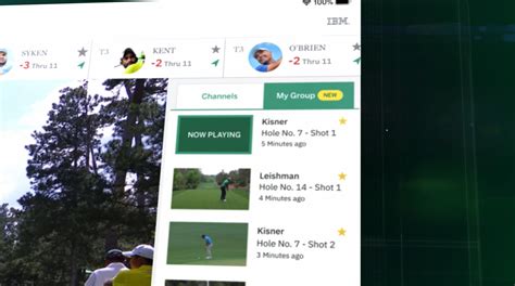 Ibm And The Masters Tournament Bring New Watson Powered Personalized