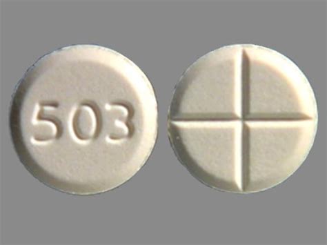 503 Pill White Round 9mm Pill Identifier