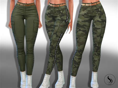 The Sims Resource Casual Strip Line Cargo Pants