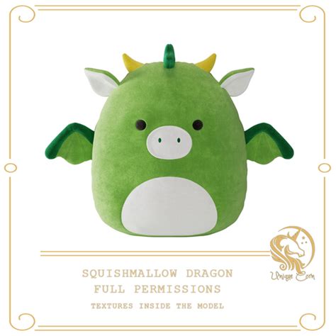 Second Life Marketplace - Full Perm Squishmallow Dragon