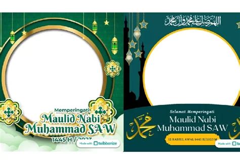 Link Twibbon Rayakan Hari Maulid Nabi Muhammad Saw H Pada