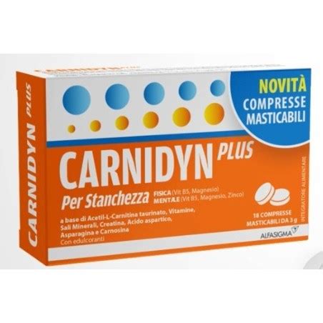 Carnidyn Plus Contro La Stanchezza E Affatticamento Farmacia Libia