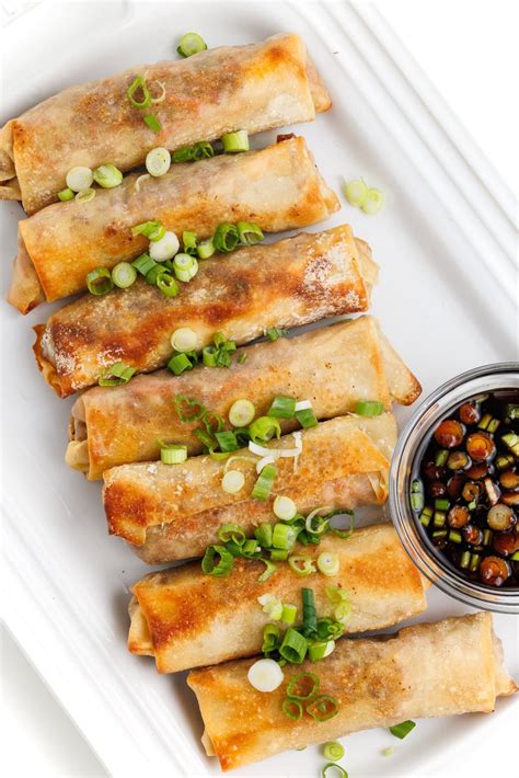 Crispy Oven Baked Egg Rolls Karinokada