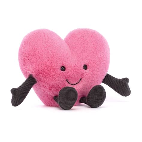 Purchase Jellycat A6hotph Amuseable Hot Pink Heart Little Cuddly Plush Soft Toy At World Of Bears