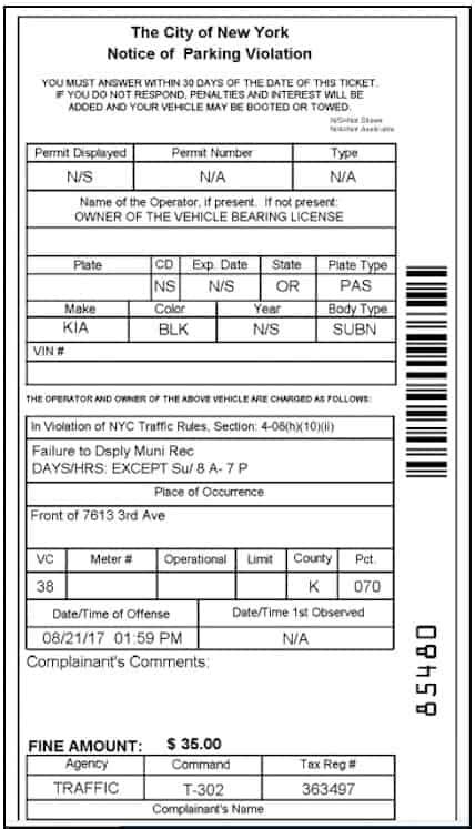 I Bet You Can't Beat These 3 NYC Parking Tickets