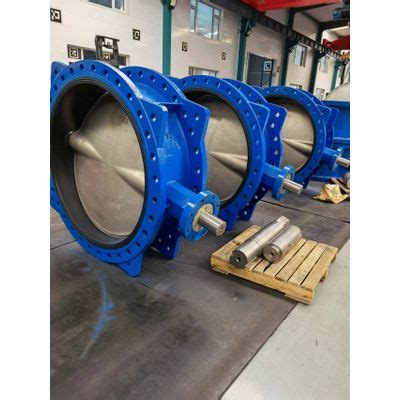 Ductile Iron Pn16 DN2200 Flanged Butterfly Valve Veyron Valve