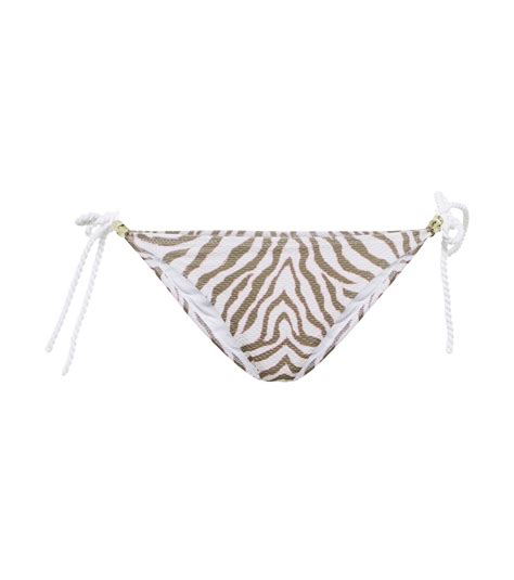 Heidi Klein St Tropez Zebra Print Bikini Bottoms Heidi Klein