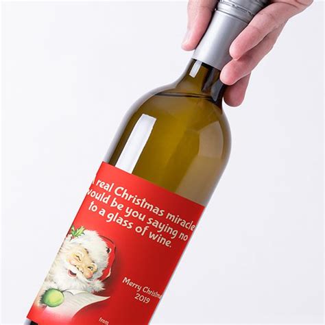 FUNNY CHRISTMAS WINE LABELS | Christmas wine label, Christmas wine ...