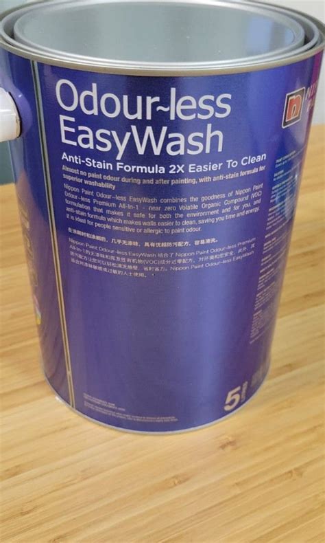 Nippon Paint Odour Less Easy Wash Liter Furniture Home Living