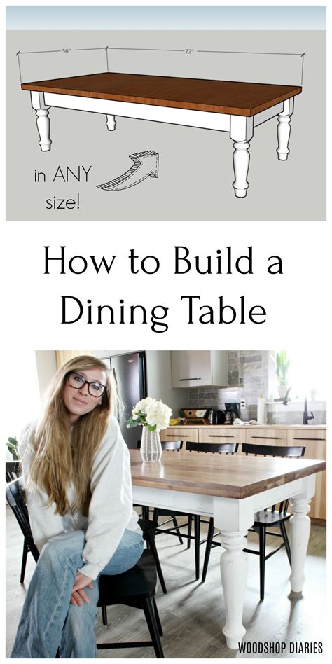 Diy farmhouse dining table – Artofit