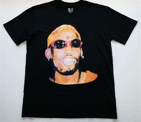 Vlone X Dennis Rodman Airbrush T Shirt Black Size X Gem