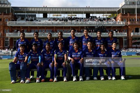 India Team Photograph During The 3rd Royal London Odi Match Between