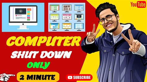 Computer Ko Shut Down Kaise Kare How To Shut Down Computer Computer