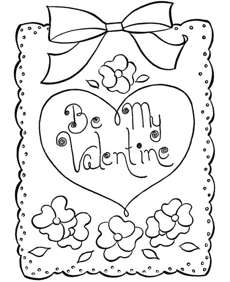 43 Free Printable Coloring Valentines Day Cards Coloring Valentines