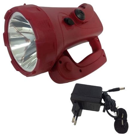 Waco Rechargeable Led Torch Lantern W Red Tool Home