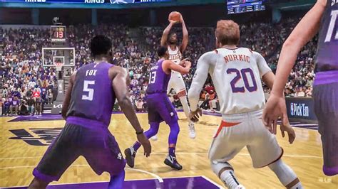 Sacramento Kings Vs Phoenix Suns Nba K Gameplay Youtube