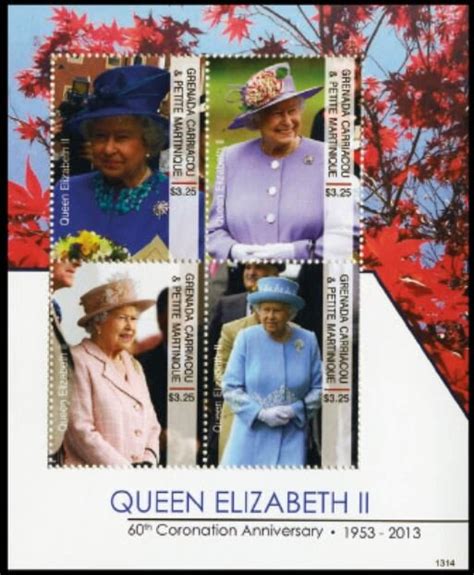 Mini Sheet 60th Coronation Anniversary Of Queen Elizabeth II Grenada