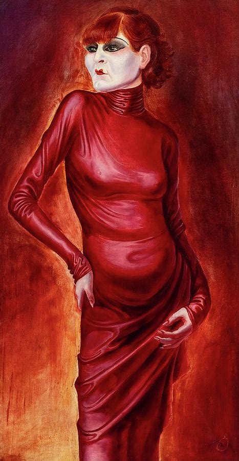 Portrait Of The Dancer Anita Berber 1925 Painting By Otto Dix Pixels