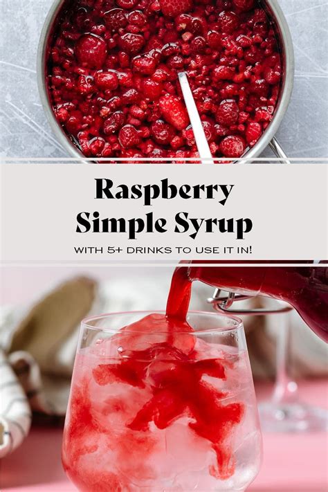 Raspberry Syrup Recipes Artofit