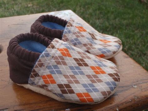 Baby Shoes Brown Blue and Orange Argyle Custom Sizes 0-3 | Etsy