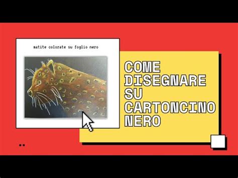 Come Disegnare Su Cartoncino Nero Tutorial Facile Arte E Immagine