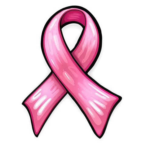 Download Hand Drawn Pink Ribbon Png Bnw87