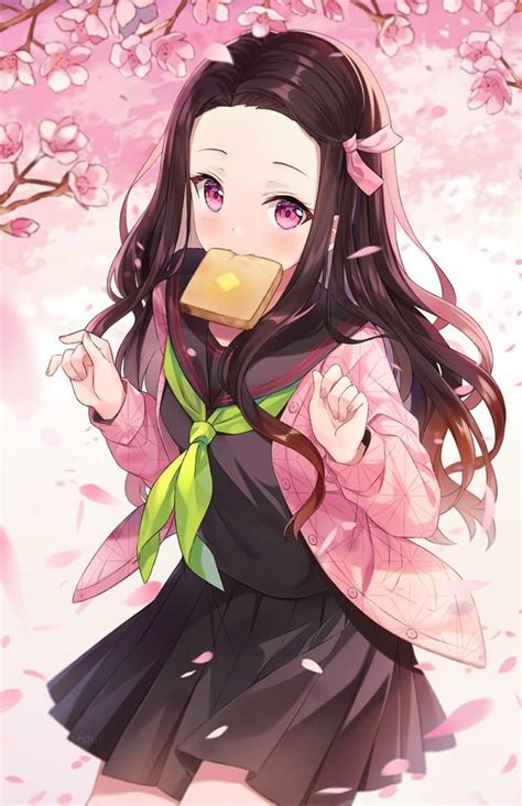 On her way to School : r/Nezuko