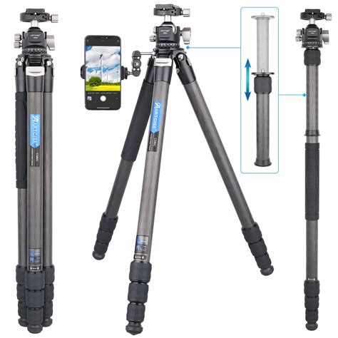 Carbon Fiber Heavy Duty Tripod Artcise Professional Tripod For