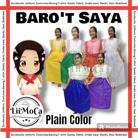 L Co S Baro T Saya Kasuotang Filipino Traditonal Costume Lazada Ph