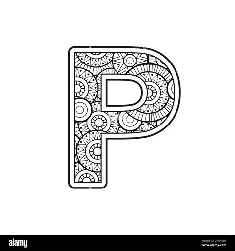 Letter p coloring pages Cut Out Stock Images & Pictures - Alamy